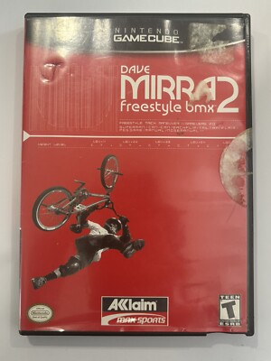 Dave Mirra Freestyle BMX 2 (Nintendo GameCube, 2001) W/ Manual & Tested