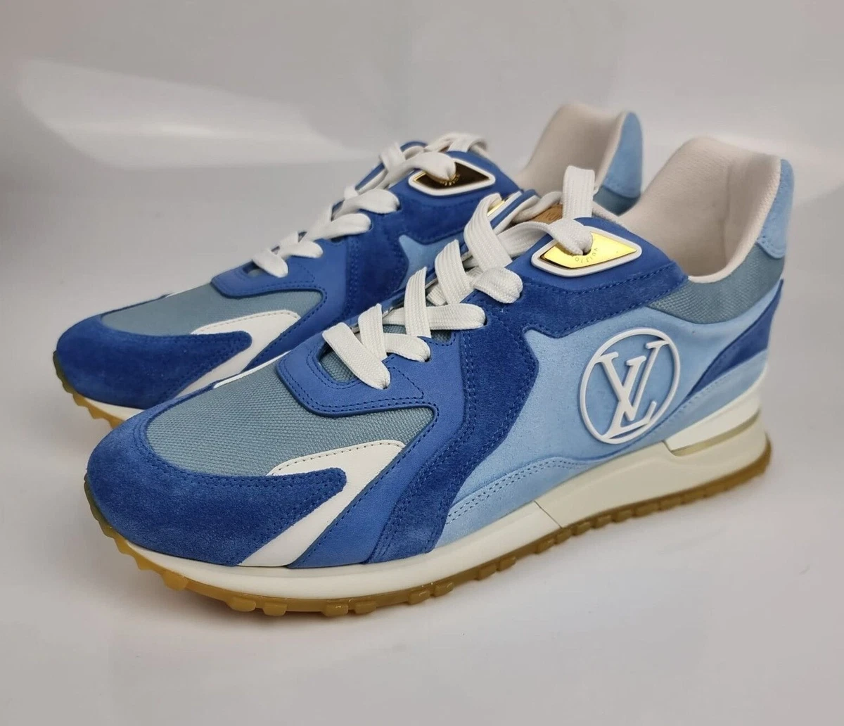 louis vuitton sneakers white and blue