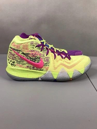 Nike Kyrie 4 “Confetti” Basketball Shoes Size 13 Multicolor Rare Mismatch Pair