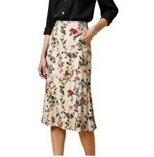 3 P Midi Skirt Floral Sz M Boho cottage corp