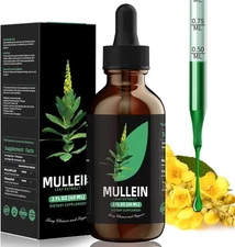 Chlorophyll&Mullein Drops for Lungs - Support Lung Cleanse & Respiratory Functio