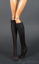 Rainbow High Jr Holly De'Vious Special Edition Pair of Black Knee High Socks