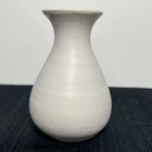 Van Briggle Originals Matte White Bisque Bud Vase Colorado Springs  minimalist