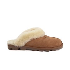 UGG COQUETTE CHESTNUT SHEARLING MOCASSIN SLIPPERS US 6 Women  s