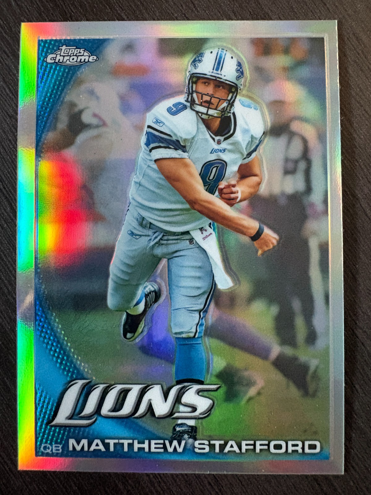 2010 Topps Chrome Matthew Stafford #C33 Refractor Detroit Lions 2nd Year