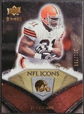 2008 Upper Deck NFL Icons #NFL9 Jamal Lewis SP /799 Cleveland Browns