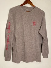 Simply Southern Christmas Shirt Size MED (You’ll Shoot Your Eye Out, Kid) Grey