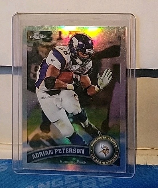 Adrian Peterson 2011 Topps Chrome Refractor #220 Minnesota Vikings