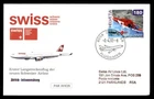 Mayfairstamps Switzerland Flight 2002 Zurich to Johannesburg Swiss Air Cover aax