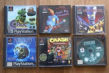 Spiele PS1 PlayStation/Crash Bandicoot, Populous,Little Big Adventure,Rise2,Croc