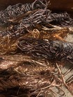 7 Lbs Oz Shiny Bare Bright Clean Copper 1 & 2 Wire Hand Stripped Crafts Scrap — photo 5