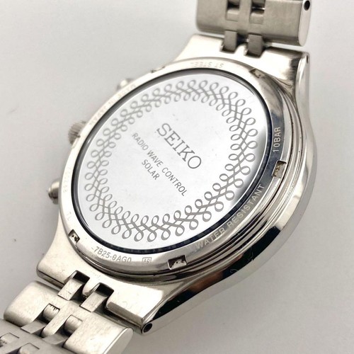 Working Product Seiko Dolce World Time Solar Watch Men'S - Picture 11 of 13
