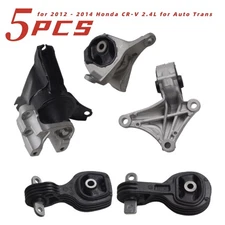 5pc Engine Motor Mount Kit For 12-14 Honda CR-V 2.4L For Automatic Transmission