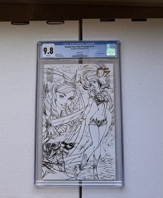 Grimm Fairy Tales Presents Oz #1 J. Scott Campbell CGC 9.8 Sketch Wraparound