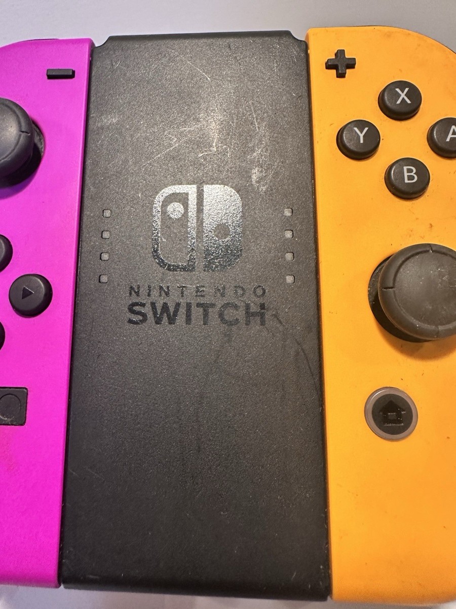 Nintendo Switch Joy-Con Controllers Neon Purple/Neon Orange with