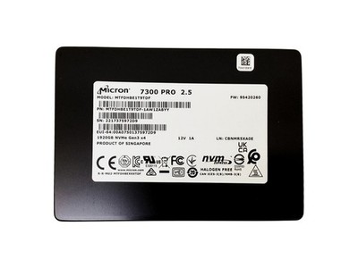 Hard drive Micron 1.92TB PCIe 3.0x4 U.2 2.5'' 3D TLC NAND MTFDHBE1T9TDF-1AW1ZABYY