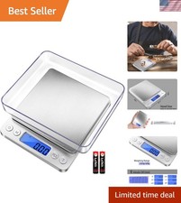 Digital Gram Scale .01 Gram Accuracy, 500g Small Jewelry Scale