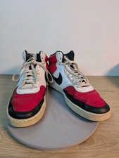 Nike Mens Court Vision Mid DM1186-600 Red Basketball Shoes Sneakers Size 10