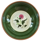 Vintage~STANGL POTTERY~Pink Thistle~CERAMIC~9.5"x2.75"~Serving Bowl~STONEWARE~EC