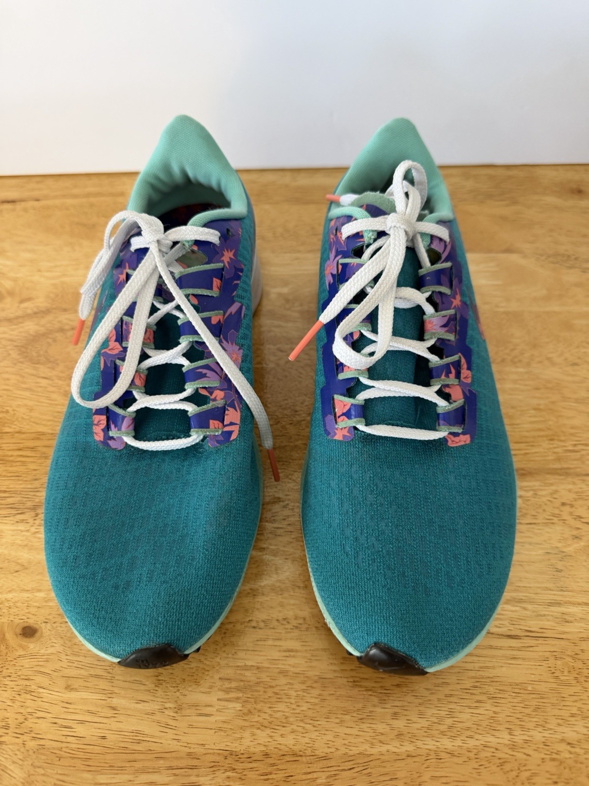 Nike Air Zoom Pegasus 37 Aquamarine Floral Women's Teal Shoes DH3051-300 thumbnail 2