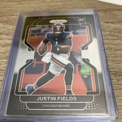 Justin Fields 2021 Panini Prizm Black RC Rookie #PB-3 Chronicles NY Jets    