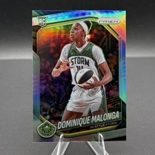 2025 Panini WNBA Prizm #116 Dominique Malonga Rookie Silver Prizm RC
