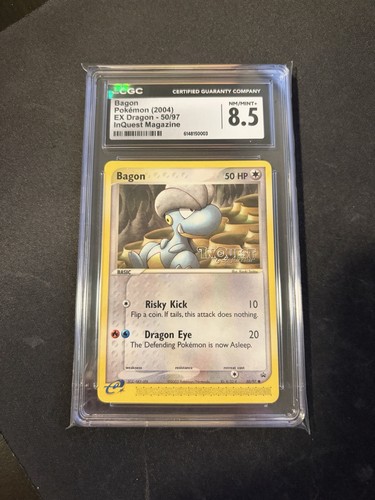 Bagon graded CGC 8.5 for sale on eBay