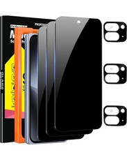 3 Pack Privacy Screen Protector for Google Pixel 10 Pro Fold Tempered Glass with