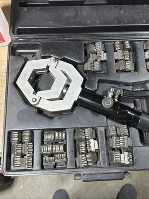 Mastercool Hydra-Krimp 71500 Kit w/7 Die FOR PARTS AND REPAIR READ