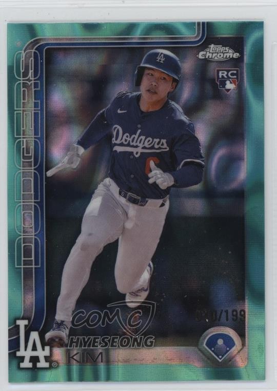 2025 Topps Chrome Aqua Lava Refractor /199 Hyeseong Kim #152 6m7