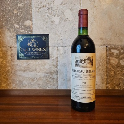 1982 Chateau Belair-Monange Saint-Emilion Grand Cru Bordeaux wine, France