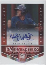 2012 Elite Extra Edition Aspirations Die-Cut Signatures Adam Walker Auto 1u6