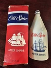 NEW Vintage 1988 FULL Old Spice After Shave Shulton Milk Glass 6 3/8 oz VTG