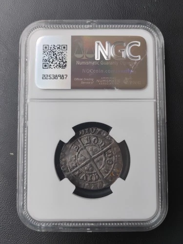 1467-68 England 4P S-2001 Edward IV NGC XF Details (Bent) 3.00g