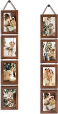 4x6 Hanging Picture Frames Collage Set of 2, 4 Openings 4 x 6 Photo Frames