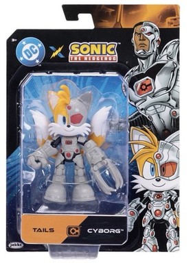   Jakks DC x Sonic The Hedgehog Tails as Cyborg  5'' Action Figure New Wave  