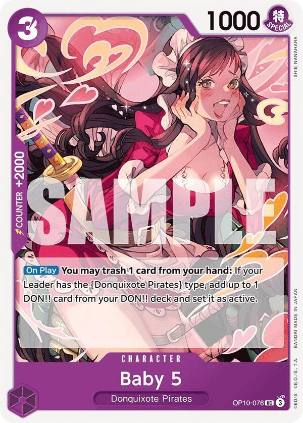 One Piece - Baby 5 - UC - Royal Blood OP10-076 - NM