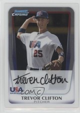 2011 Bowman Draft Chrome Prospects Trevor Clifton #BDPP95 fm0