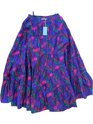 Ulla Johnson Sylvie Skirt Violet NWT Size 0 Midi Boho Boho-Chic SP200312