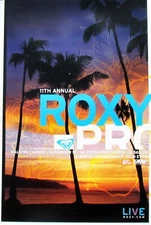 Official 2005 Roxy Pro Womens Surfing Contest Haleiwa Hawaii Not Copy Poster