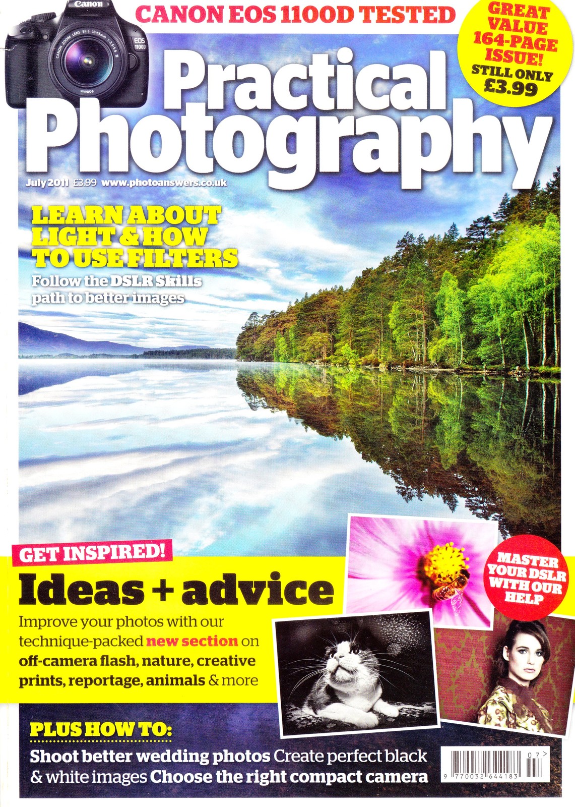 Practical  Photography magazine Canon EOS 1100D  Panasonic DMC-G3 test July 2011