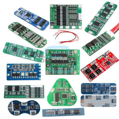 2S/3S/4S/5S/6S 3/5/8/10/15/20/30A 18650 Li-ion Battery Protection PCB Board