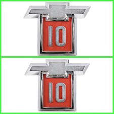Trim Parts 1964 Chevrolet Gm Truck Front Fender Emblem Set C10k10 Usa Made Trim Parts 1964 Chevrolet Gm Truck Front Fender Emblem Set C10k10 Usa Made