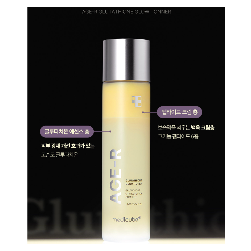 Medicube AGE-R Glutathione Glow Toner 140ml Korea Skin care Cosmetics | eBay