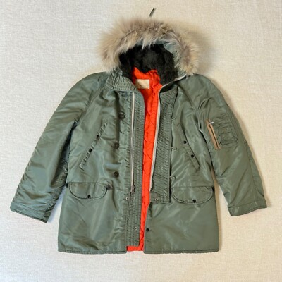 黒タグ 70s N-3B hope manufacturing SCOVILL Vintage 60s-70s-80s Flying Parka N-3B Jacket Snorkel Hood