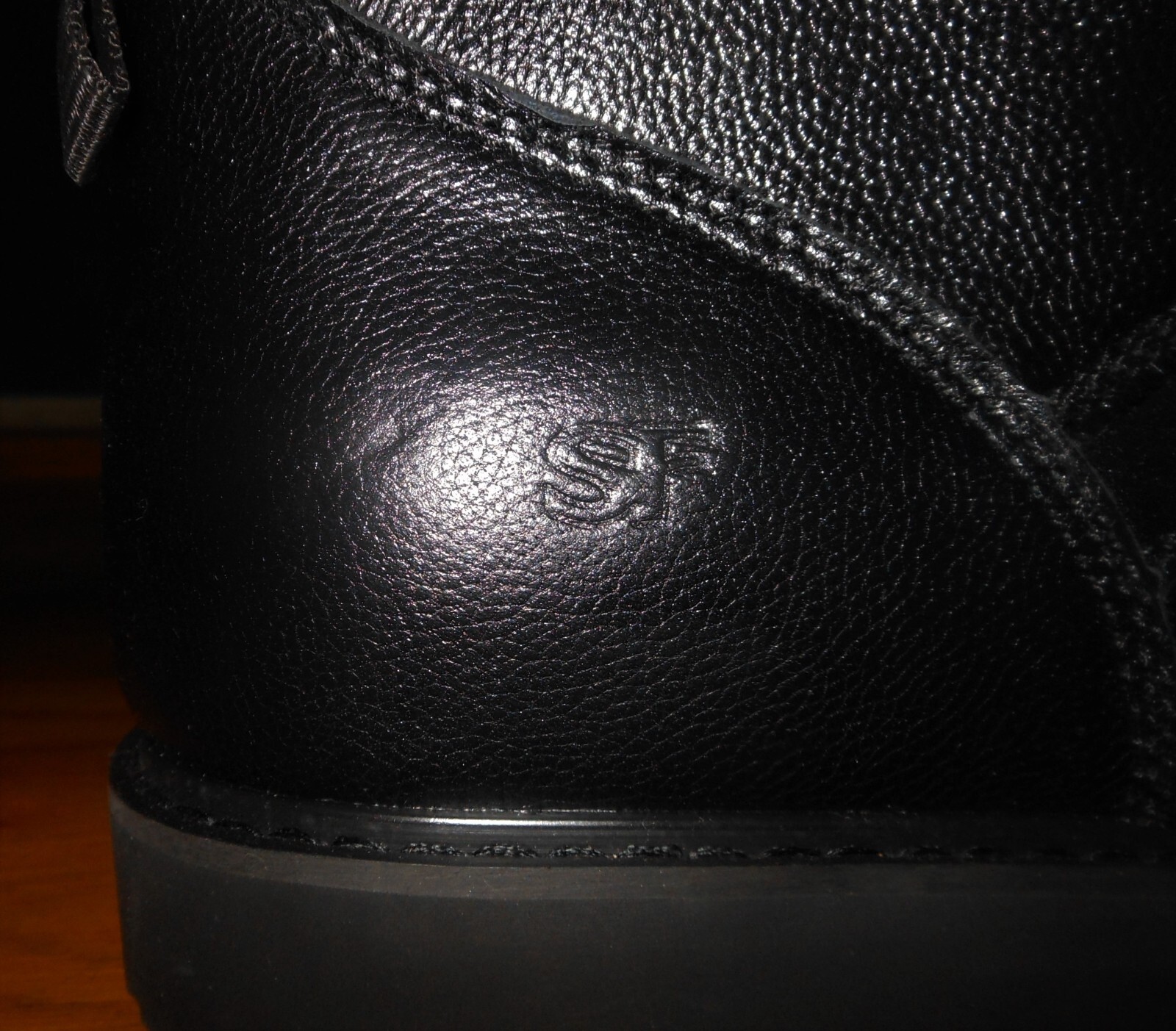 NEW SureFit Men's Calgary S225 Black Leather Lace Up Boots Size 14 Wide