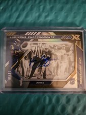 2020 Panini XR Van Jefferson Luminous Endorsements Gold RC Auto # LE-VJ 10/10