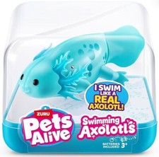 Pets Alive Swimming Axolotl's TEAL Robotic Pet Figure