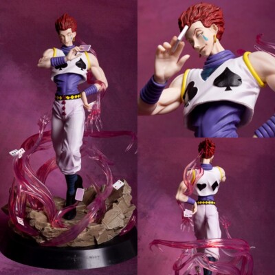 Anime Hunter×Hunter Hisoka Figure Double Head Statue Collection Model Toys 32cm