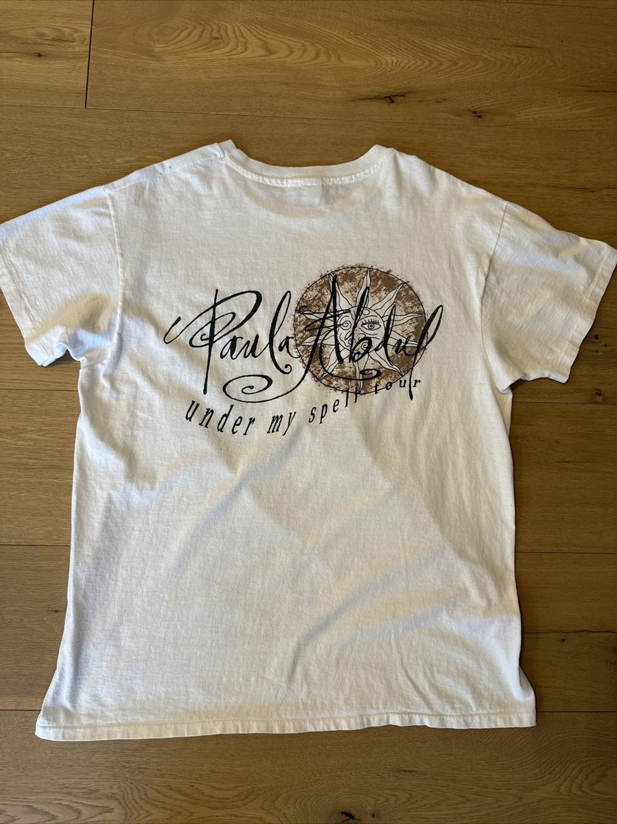 Vintage PAULA ABDUL 1992 UNDER MY SPELL TOUR T-SHIRT 2XL - PRE
